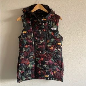 The North Face printed down vest
